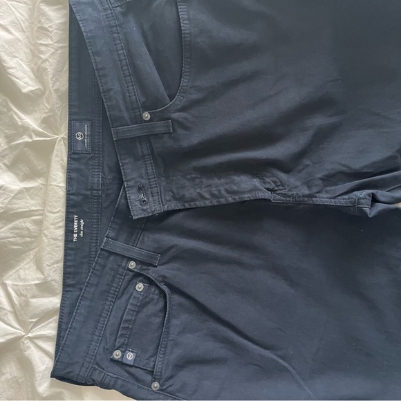 AG Adriano Goldschmied The Everett Slim Straight Pants Mens 36 x 32 Navy Blue - Picture 3 of 7